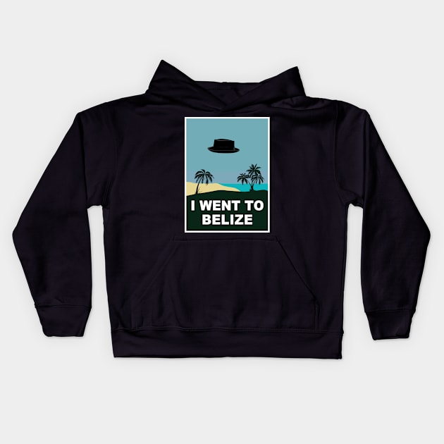 I WENT TO BELIZE (COLOR) Kids Hoodie by Theo_P